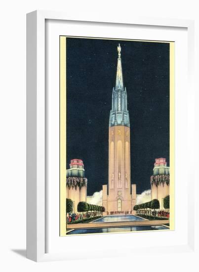 Exposition Tower, San Francisco World's Fair-null-Framed Art Print