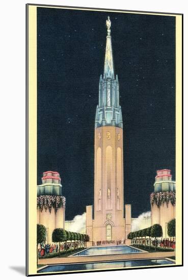 Exposition Tower, San Francisco World's Fair-null-Mounted Art Print