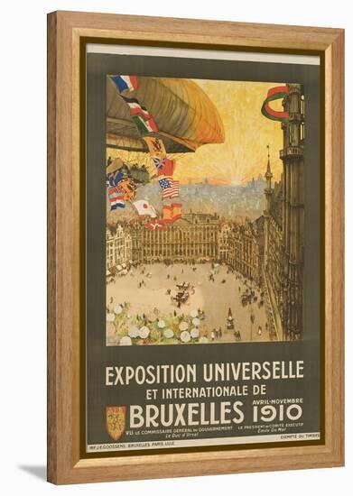 Exposition Universelle Et Internationale De Bruxelles Poster-Henri Cassiers-Framed Premier Image Canvas