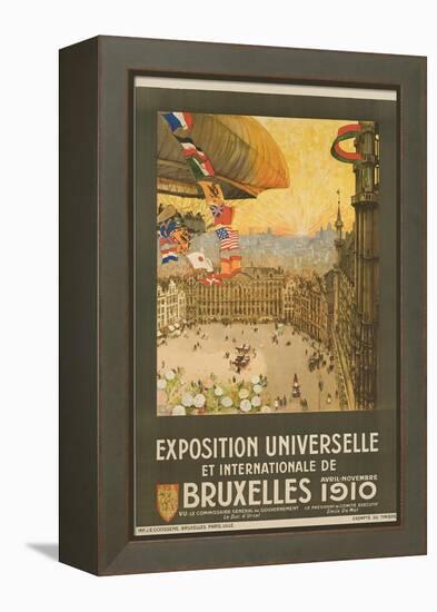 Exposition Universelle Et Internationale De Bruxelles Poster-Henri Cassiers-Framed Premier Image Canvas