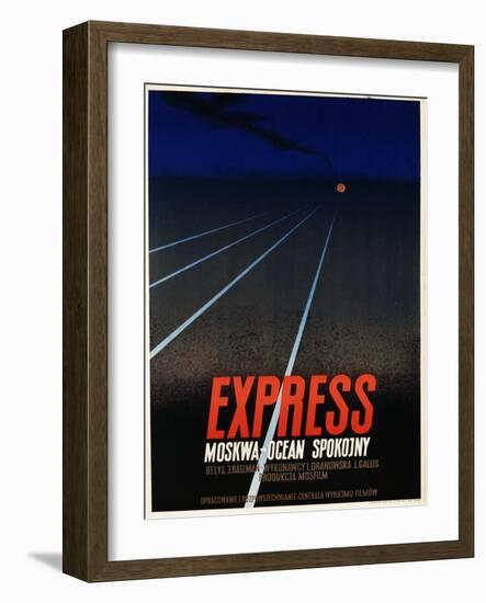 Express Polish Poster-null-Framed Giclee Print