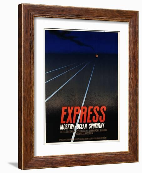 Express Polish Poster-null-Framed Giclee Print