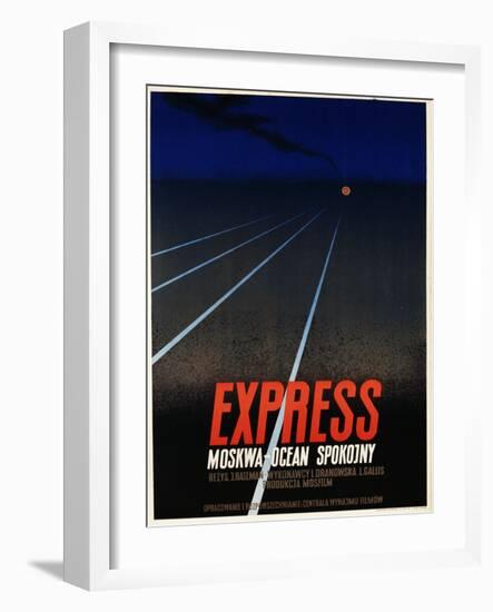 Express Polish Poster-null-Framed Giclee Print