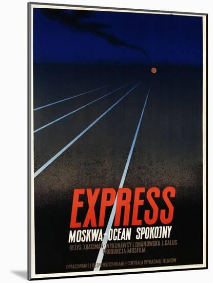 Express Polish Poster-null-Mounted Giclee Print