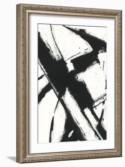 Expression Abstract I White-Shirley Novak-Framed Art Print