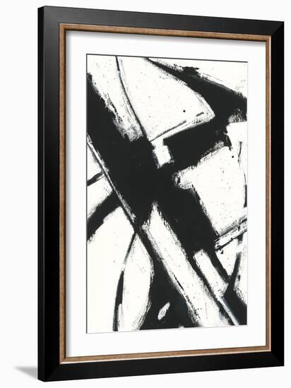 Expression Abstract I White-Shirley Novak-Framed Art Print