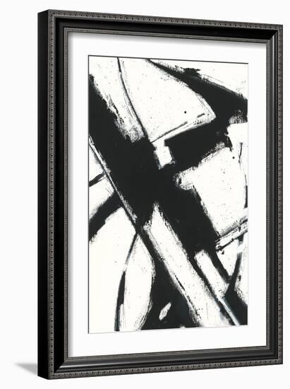 Expression Abstract I White-Shirley Novak-Framed Art Print