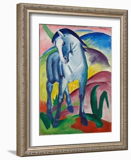 Expressionism - Blue Horse I by Marc, Franz (1880-1916) - Stadtische Galerie Im Lenbachhaus, Munich-Franz Marc-Framed Giclee Print