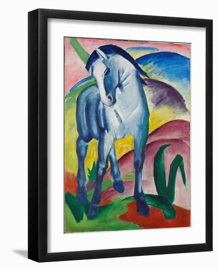 Expressionism - Blue Horse I by Marc, Franz (1880-1916) - Stadtische Galerie Im Lenbachhaus, Munich-Franz Marc-Framed Giclee Print