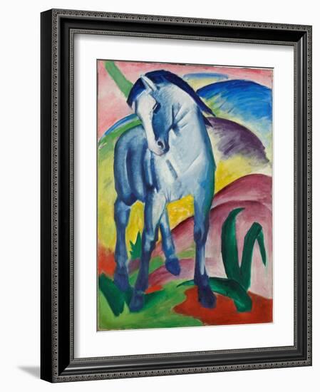 Expressionism - Blue Horse I by Marc, Franz (1880-1916) - Stadtische Galerie Im Lenbachhaus, Munich-Franz Marc-Framed Giclee Print