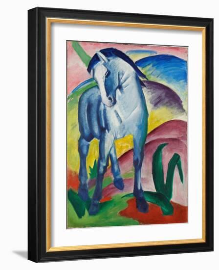 Expressionism - Blue Horse I by Marc, Franz (1880-1916) - Stadtische Galerie Im Lenbachhaus, Munich-Franz Marc-Framed Giclee Print