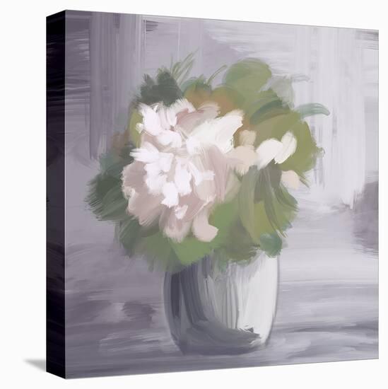 Expressive Bouquet - Floral-Aria Ellis-Framed Stretched Canvas