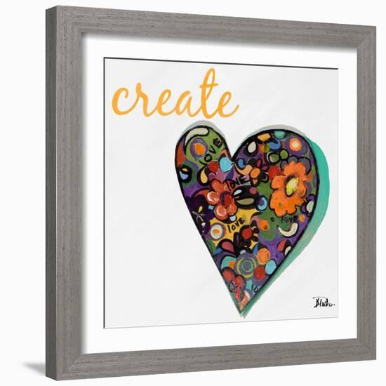 Expressive Heart I-Patricia Pinto-Framed Art Print