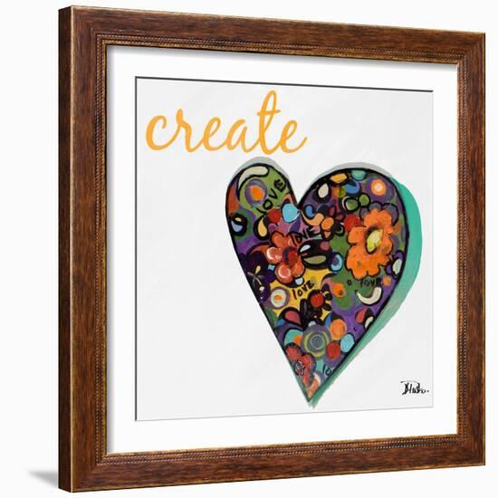 Expressive Heart I-Patricia Pinto-Framed Art Print