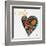 Expressive Heart I-Patricia Pinto-Framed Art Print