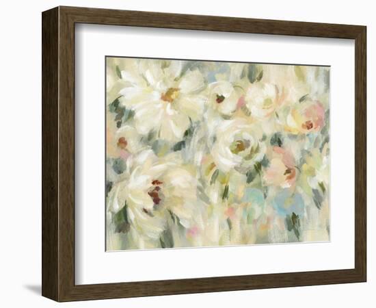 Expressive Pale Floral Crop-Silvia Vassileva-Framed Premium Giclee Print