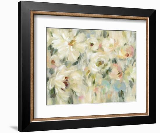 Expressive Pale Floral Crop-Silvia Vassileva-Framed Premium Giclee Print
