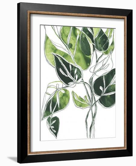 Expressive Palm II-June Vess-Framed Art Print