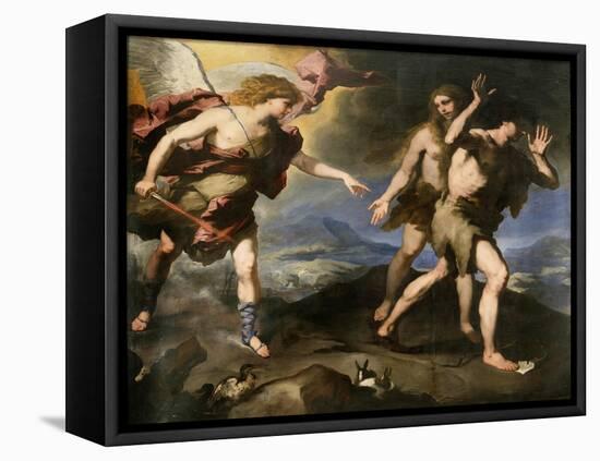 Expulsion from Paradise, Second Half of 17th Century-Luca Giordano-Framed Premier Image Canvas