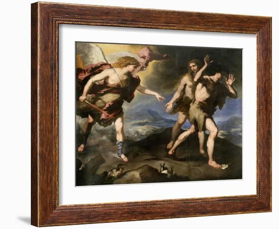 Expulsion from Paradise, Second Half of 17th Century-Luca Giordano-Framed Giclee Print