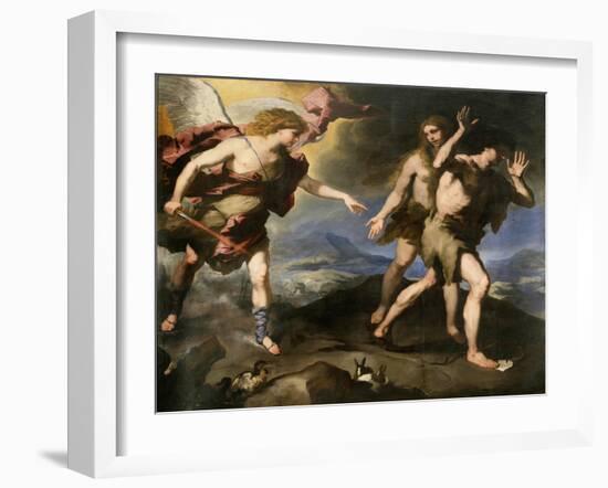 Expulsion from Paradise, Second Half of 17th Century-Luca Giordano-Framed Giclee Print