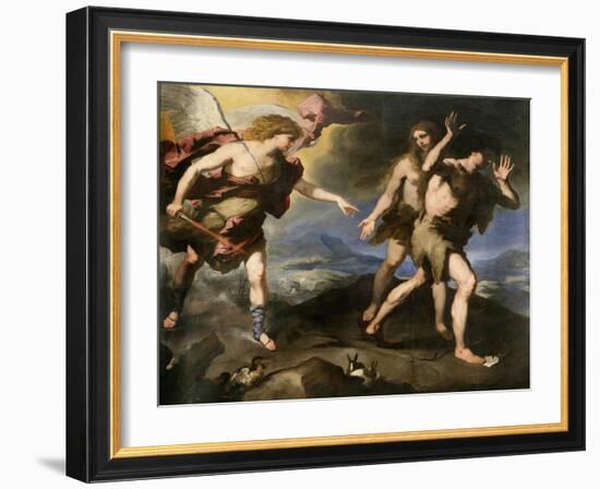 Expulsion from Paradise, Second Half of 17th Century-Luca Giordano-Framed Giclee Print