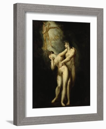 Expulsion from Paradise-Henry Fuseli-Framed Giclee Print