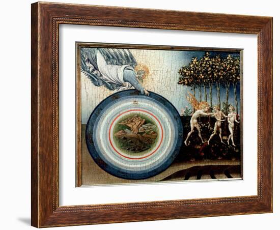 Expulsion from Paradise-Giovanni di Paolo-Framed Giclee Print