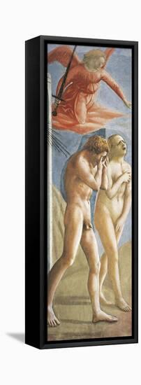 Expulsion from the Garden of Eden-Tommaso Masaccio-Framed Premier Image Canvas