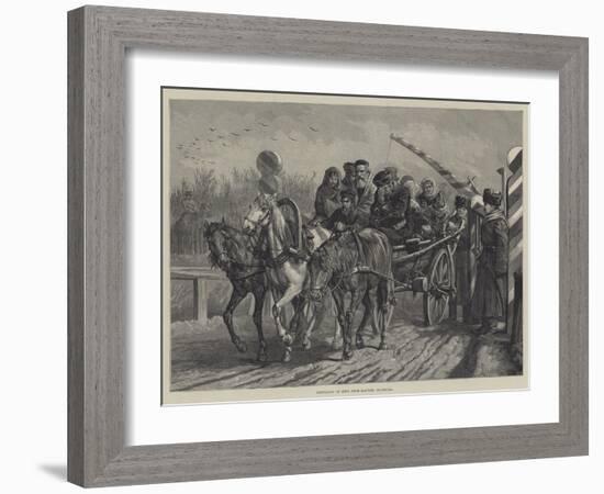 Expulsion of Jews from Eastern Roumelia-Johann Nepomuk Schonberg-Framed Giclee Print