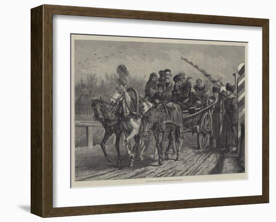 Expulsion of Jews from Eastern Roumelia-Johann Nepomuk Schonberg-Framed Giclee Print