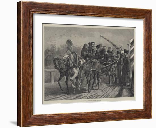 Expulsion of Jews from Eastern Roumelia-Johann Nepomuk Schonberg-Framed Giclee Print