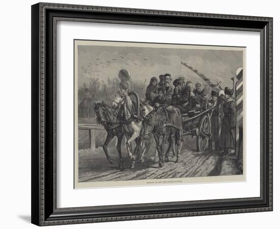 Expulsion of Jews from Eastern Roumelia-Johann Nepomuk Schonberg-Framed Giclee Print