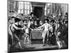 Expulsion of Members by Cromwell, 1653-Benjamin West-Mounted Giclee Print