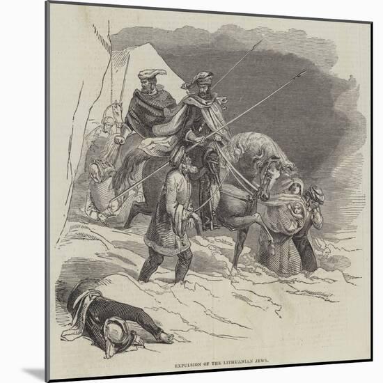 Expulsion of the Lithuanian Jews-null-Mounted Giclee Print