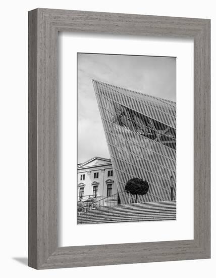 Extension by Daniel Libeskind, Militarhistorische Museum, Dresden, Saxony, Germany-Jon Arnold-Framed Photographic Print