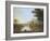 Extensive Coastal Landscape at Evening-Richard Wilson-Framed Giclee Print