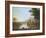 Extensive Coastal Landscape at Evening-Richard Wilson-Framed Giclee Print