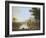 Extensive Coastal Landscape at Evening-Richard Wilson-Framed Giclee Print