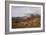 Extensive Landscape with a Shepherd and his Flock of Sheep, Surrey-George Shalders-Framed Giclee Print