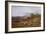 Extensive Landscape with a Shepherd and his Flock of Sheep, Surrey-George Shalders-Framed Giclee Print