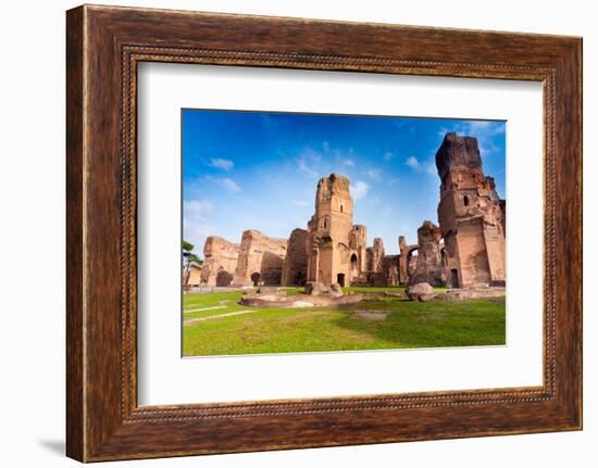 Exterior, Baths of Caracalla, UNESCO World Heritage Site, Rome, Latium (Lazio), Italy, Europe-Nico Tondini-Framed Photographic Print