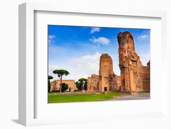 Exterior, Baths of Caracalla, UNESCO World Heritage Site, Rome, Latium (Lazio), Italy, Europe-Nico Tondini-Framed Photographic Print