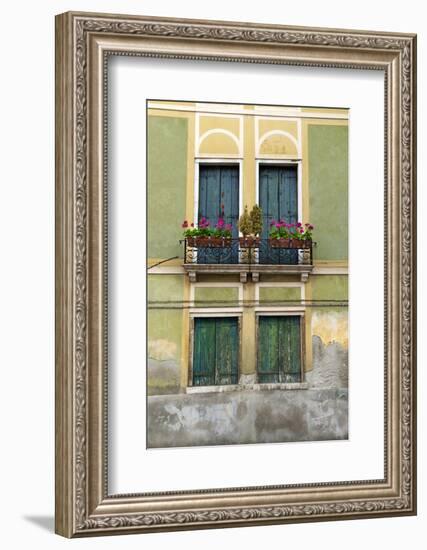 Exterior Detail of a House in Venice, Italy-David Noyes-Framed Photographic Print