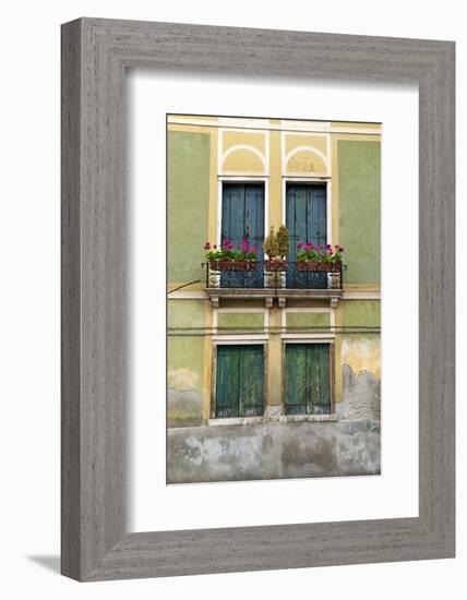 Exterior Detail of a House in Venice, Italy-David Noyes-Framed Photographic Print