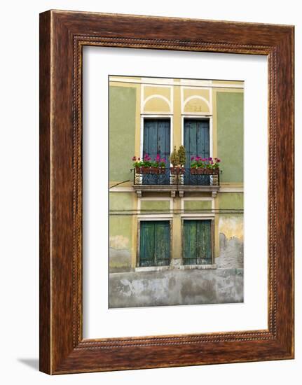 Exterior Detail of a House in Venice, Italy-David Noyes-Framed Photographic Print