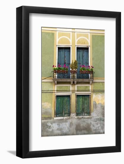 Exterior Detail of a House in Venice, Italy-David Noyes-Framed Photographic Print