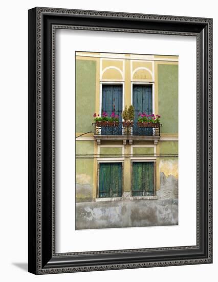 Exterior Detail of a House in Venice, Italy-David Noyes-Framed Photographic Print