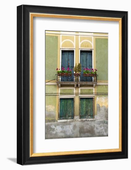 Exterior Detail of a House in Venice, Italy-David Noyes-Framed Photographic Print