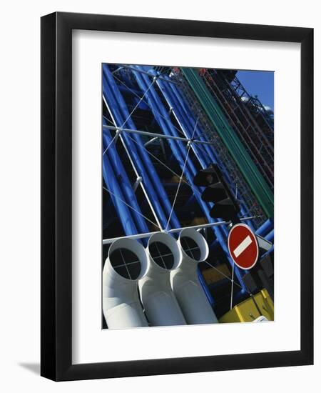 Exterior Detail of Pipes at the Pompidou Centre, Beaubourg, Paris, France, Europe-Mawson Mark-Framed Photographic Print